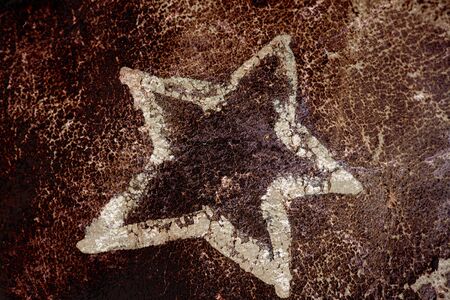 grunge star backgroundの写真素材