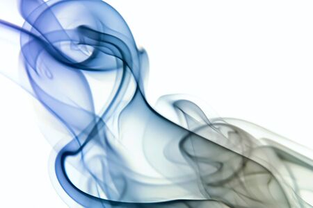 Abstract background of beautiful color smoke waves.の写真素材