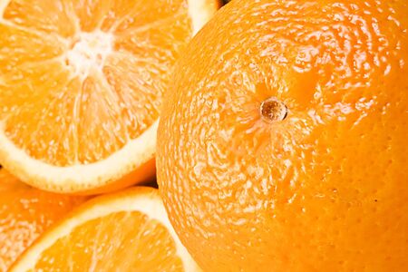 Oranges background.の写真素材