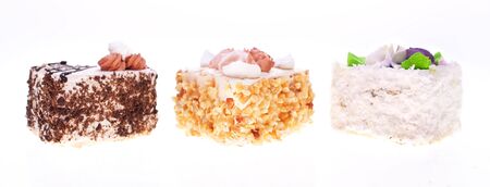Cake isolated on a white.の写真素材