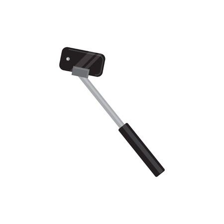 =Isolated Monopod Icon on white background. Monopod selfie conceptのイラスト素材