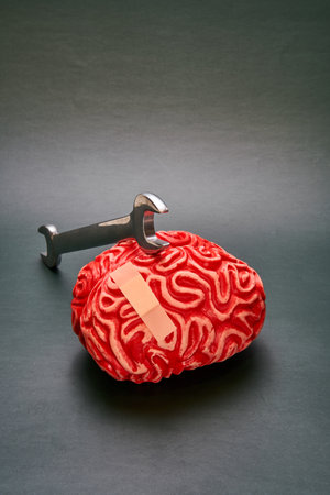 Dismantling Mental Limitations, Wrench, and Brain.