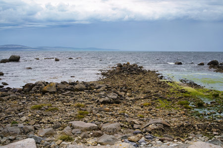 Rocky Coastline in Irelandの写真素材