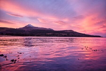 Scotland sunsets and sunrisesの写真素材