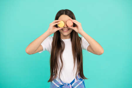 all i see. confectionery. sweet french cakes. teen girl dental care. sweet tooth. yummy.の写真素材