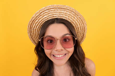 fashion accessory. express positive emotions. face portrait. childhood happiness.の写真素材