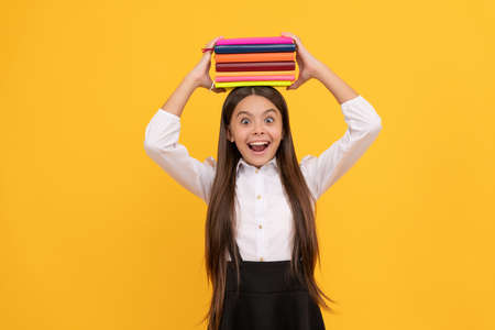 back to school. education. book store. childrens literature. overwhelmed intellectual childの写真素材