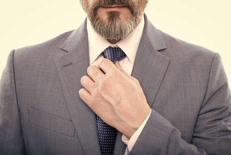 cropped mature businessman in formalwear. business success.の写真素材