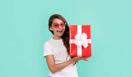 concept of shopping. sale and discount. surprise for her. boxing day.の写真素材