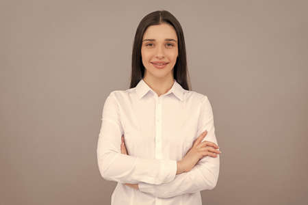 business success. successful woman in businesslike clothes. manager executiveの写真素材