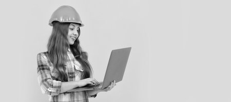 too busy. happy child worker wear hardhat. childhood online education. happy labour day. Child...