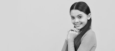 healthy skin and hair. beautiful kid with long hair. beauty and fashion. female fashion model. Child...