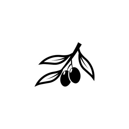 Olive tree vector illustration design templateのイラスト素材