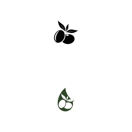 olive icon vector illustration design templateのイラスト素材