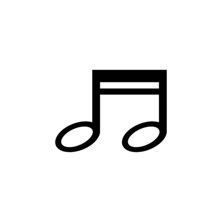 Music note Icon Vectorのイラスト素材