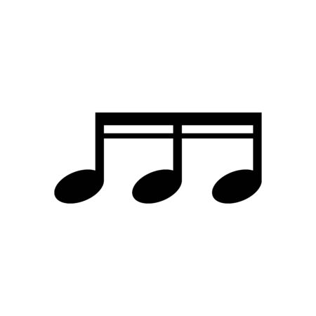 Music note Icon Vectorのイラスト素材