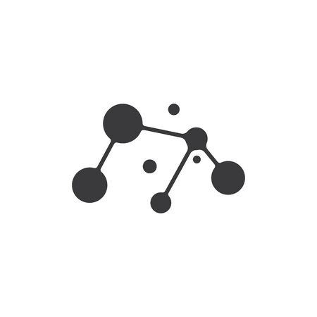 Molecule symbol logo template vector illustration designのイラスト素材