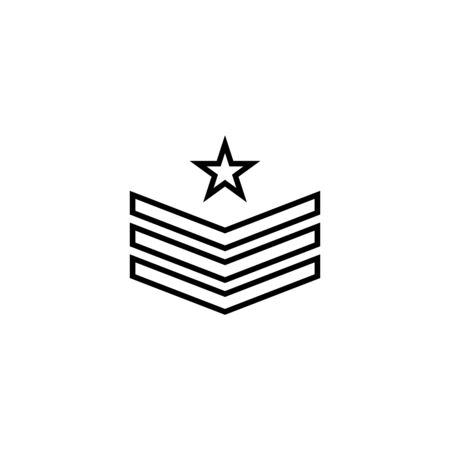 Military Wave Logo Template vector symbol natureのイラスト素材