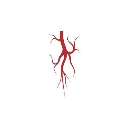 Veins Logo Template vector symbol natureのイラスト素材