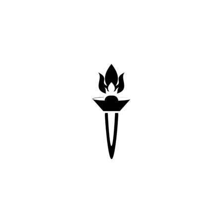 Torch  Logo Template vector symbol natureのイラスト素材
