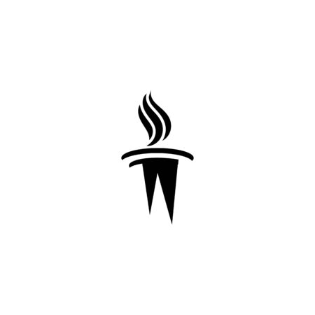 Torch  Logo Template vector symbol natureのイラスト素材