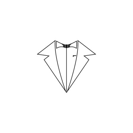 Tuxedo Logo Template vector symbol natureのイラスト素材