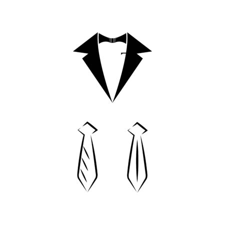 Tuxedo Logo Template vector symbol natureのイラスト素材