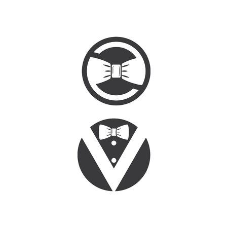 Tuxedo Logo Template vector symbol natureのイラスト素材