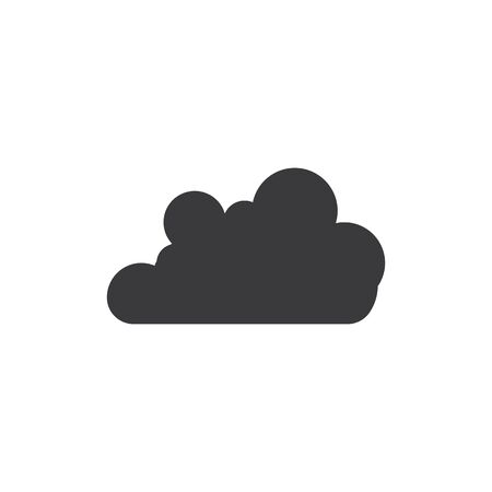Cloud template vector icon illustration designのイラスト素材