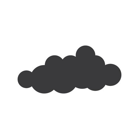 Cloud template vector icon illustration designのイラスト素材
