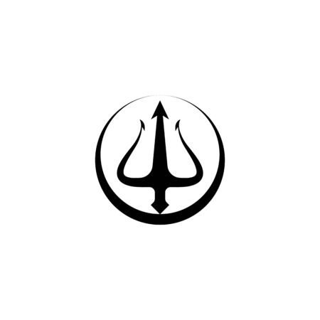 Tident icon Vector Illustration design  templateのイラスト素材