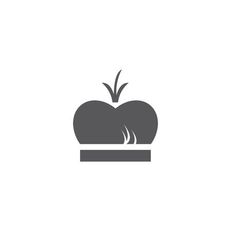 Crown  Template vector icon illustration designのイラスト素材