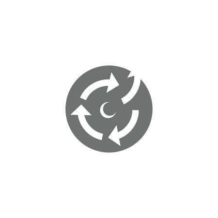 Arrow vector illustration icon Logo Template designのイラスト素材