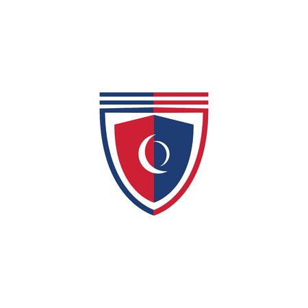 Shield Logo Template vector symbol natureのイラスト素材