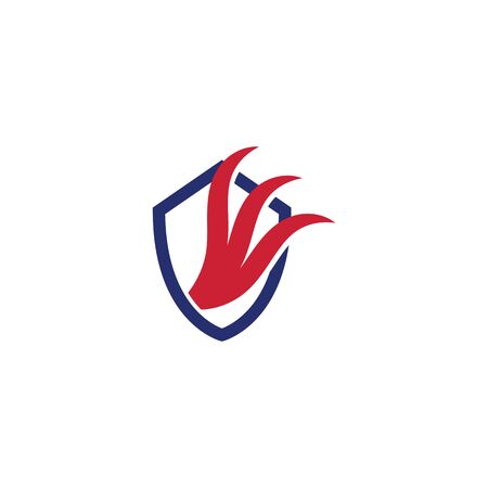 Shield Logo Template vector symbol natureのイラスト素材
