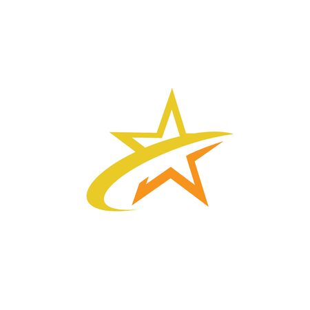 Star icon Template vector illustration designのイラスト素材