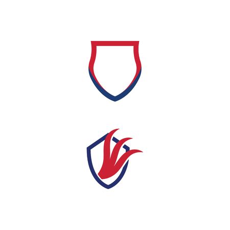 Shield Logo Template vector symbol natureのイラスト素材