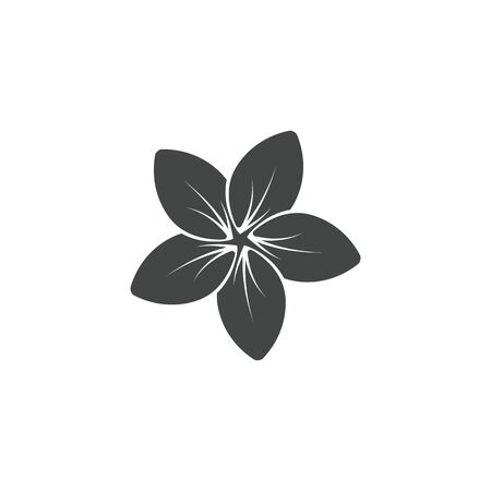 Plumeria Logo Template vector symbol natureのイラスト素材