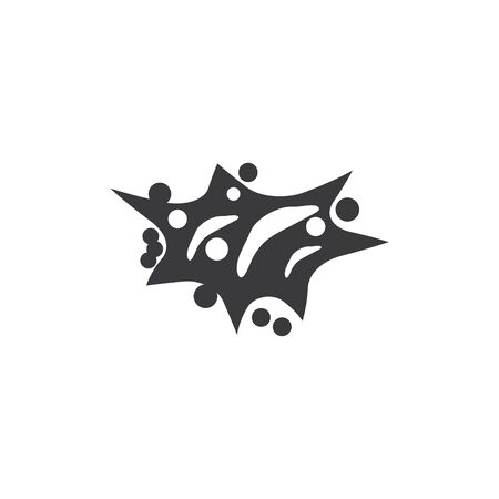 Bacterial Logo Template vector symbol natureのイラスト素材