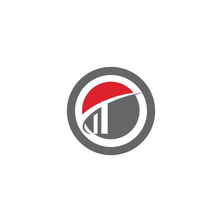 T  Logo Template vector symbol natureのイラスト素材