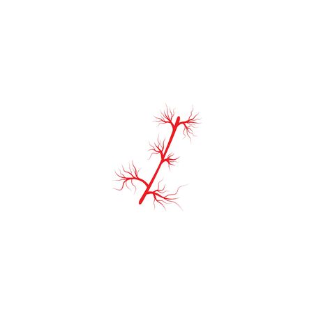 Veins Logo Template vector symbol natureのイラスト素材