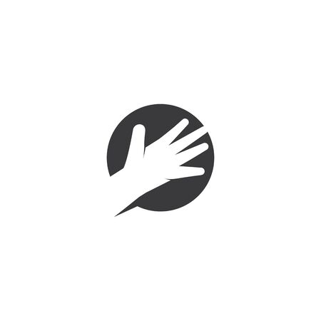 Medical safety gloves Template vector symbol natureのイラスト素材