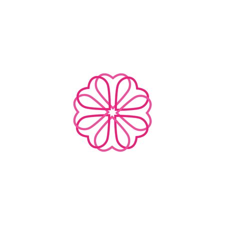 Beauty Love Vector icon illustration design Templateのイラスト素材