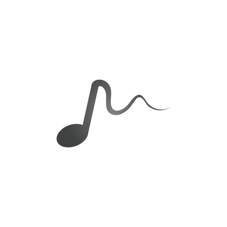 Music note Icon Vector illustration designのイラスト素材