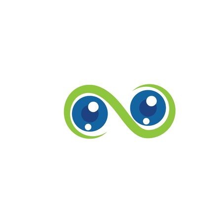 Branding Identity Corporate Eye Care vector logo designのイラスト素材