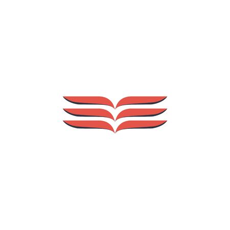Wing  Logo Template vector icon illustration designのイラスト素材