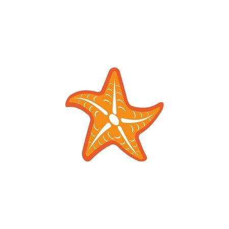 Star Fish Logo Template vector icon illustration designのイラスト素材