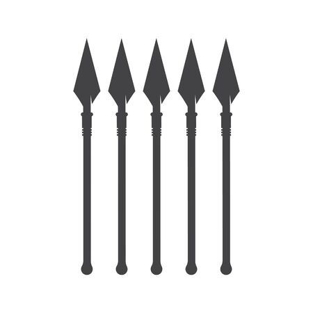 Spear Logo Template vector symbol natureのイラスト素材