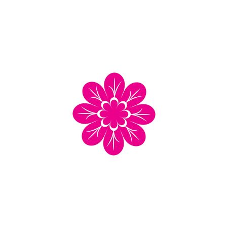 Beauty plumeria icon flowers design illustration Templateのイラスト素材