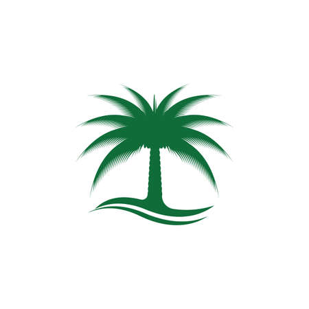 Dates tree  Logo Template vector symbol natureのイラスト素材